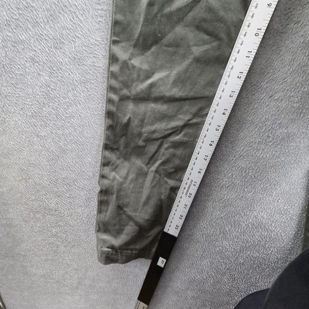 Banana Republic Men Pants 30X32 Green Chino Aiden Slim 27